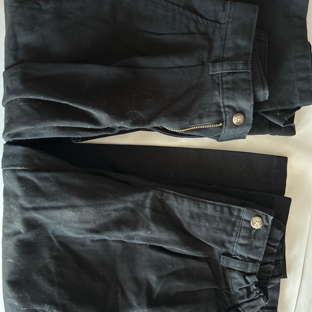 2 Pair Of Sonoma Boys Size 8 Black Dress Pants